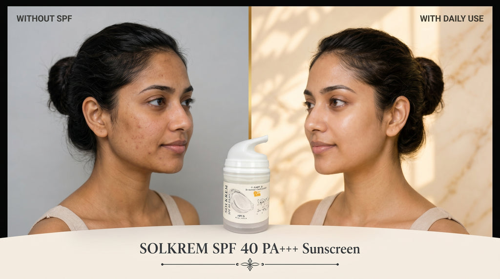 SOLKREM SPF 40 PA+++ Daily Invisible Sunscreen — Sebum Control | 50ml