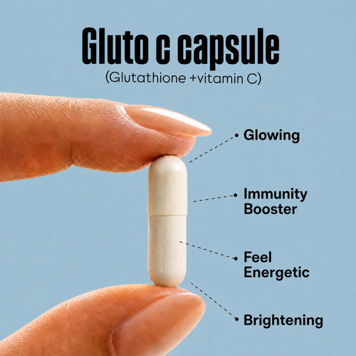 Gluto-C Capsules – Glutathione + Vitamin C