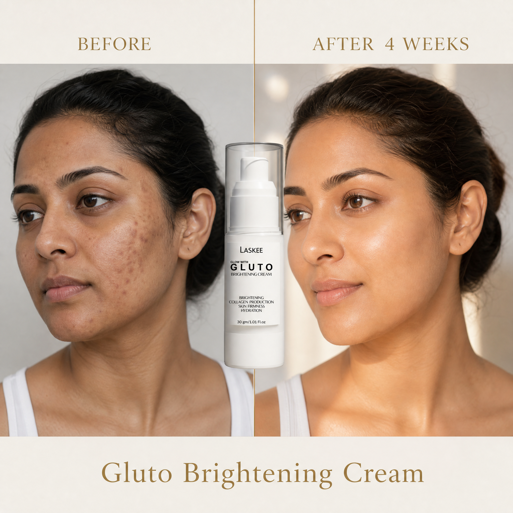 Gluto Brightening Cream: Achieve Radiant, Even-Toned Skin