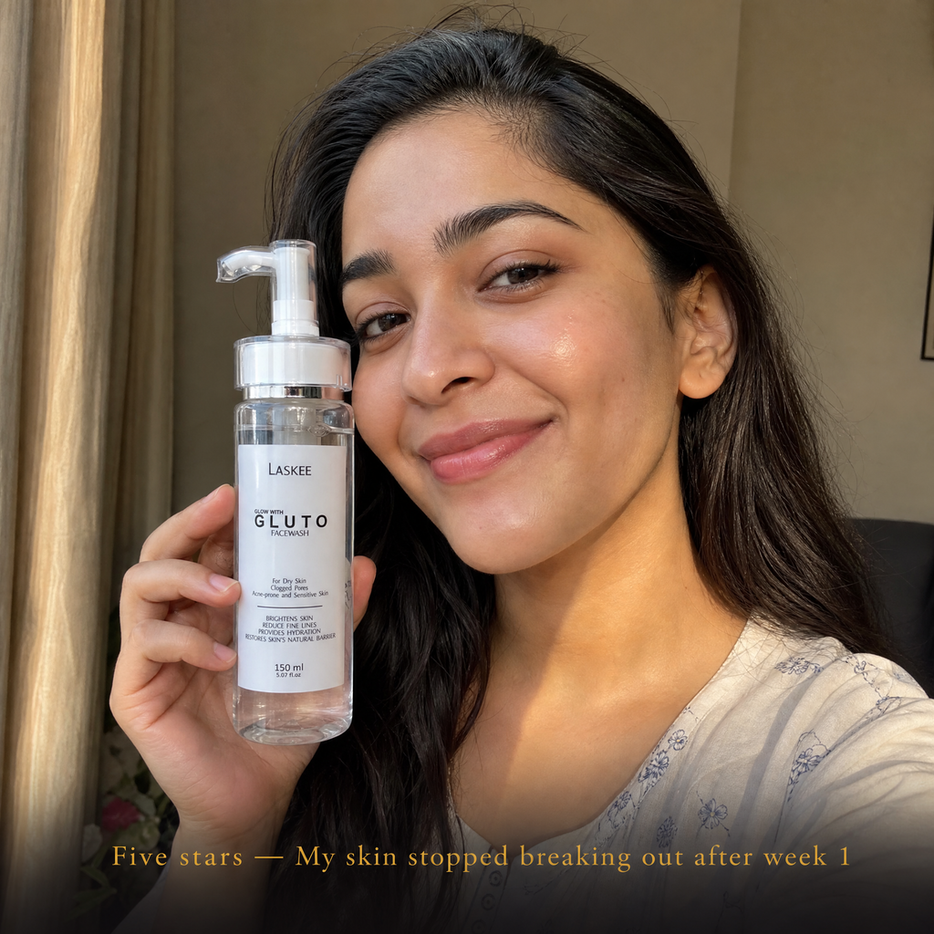 Gluto Brightening Face Wash: Your Solution for Dry, Acne-Prone & Sensitive Skin