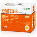 Omteg-3 Omega-3 Fish Oil 1000mg Softgel Capsule — Heart, Brain & Joint Support | Daily Wellness Supplement